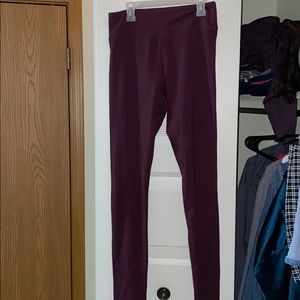 Maroon American Eagle Leggings